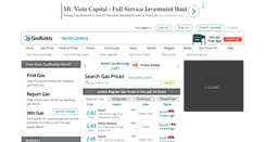 Desktop Screenshot of northcarolinagasprices.com